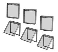 Lot de 6 Boîtier Étanche pour Interrupteur Auto-Adhésif,type 86 pour interrupteur Installation sans Perçage Protection Anti-Eau et Anti-Poussière Couvercle pour Salle de Bain Cuisine Extérieur