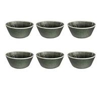 HOME DECO FACTORY - KA6167 Bol en Céramique - Design Élégant pour Cuisine et Repas - Diamètre 15 cm - Couleur Verte