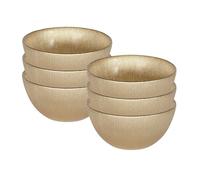 Lot de 6 Bols en Verre Doré 70cl - FALON