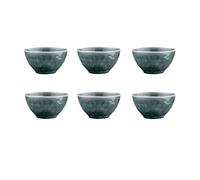 Lot de 6 bols moyens en grès bleu D14.5