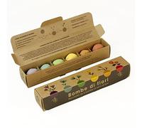 Lot de 6 bombes de fleurs Resetea | Porte couleur et vie à la maison ou au jardin | Cadeau original et naturel | Resetea