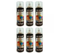 Lot De 6 Bombes De Peinture Professionnelle Nespoli Effet Brillant Vernis Transparent