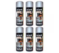 Lot De 6 Bombes De Peinture Professionnelle Nespoli - Haute Température Aluminium