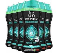 Lot de 6 booster de parfum frais Lenor Unstoppables In-Wash 16 lavages 224 g - Multipack