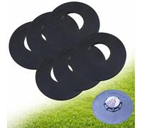 Lot de 6 bordures d'arroseur compatibles avec l'arroseur escamotable Gardena T200/T380 - Bordure de pelouse pour arroseur de pelouse - Anneau de protection contre la végétation - Idéal pour tondeuses