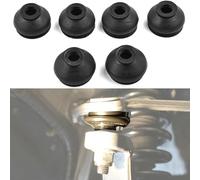 Lot de 6 bottes anti-poussière de rechange en caoutchouc pour embouts de biellette de direction pour prolonger la durée de vie des pneus et améliorer la flexibilité