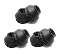 Lot de 6 bottes anti-poussière universelles en silicone 23 41 33 pour rotule de direction et joint à rotule 2288, haut et bas, kit de remplacement noir