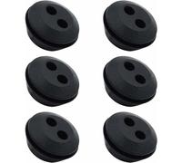 Lot de 6 Bouchon de Tuyau de Carburant Joint de Réservoir Caoutchouc 2 Trous Passe durite passe Durite Reservoir Debroussailleuse