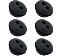 Lot de 6 Bouchon de Tuyau de Carburant Joint de Réservoir Caoutchouc 2 Trous Passe durite passe Durite Reservoir Debroussailleuse