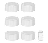 Lot de 6 bouchons de biberons de voyage, bouchons de rechange pour biberons avec anneau d'étanchéité, bouchons de voyage adaptés pour Avent (5 cm, pièce, 6)