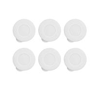 Lot de 6 bouchons de bouteilles de lait en silicone polyvalents, accessoires de boissons, couvercle en silicone étanche, adaptés à l ' utilisation de bouteilles de lait, joints préservant la fraîcheur