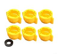 Lot de 6 bouchons de buse d'arrosage avec libération rapide et joint, conçu pour un remplacement facile sur différents modèles de pulvérisateur pour une pulvérisation précise