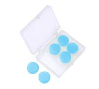 Lot de 6 bouchons d'oreille réutilisables avec réduction du bruit - Lot de 6 bouchons d'oreille en silicone imperméables | Protection auditive portable pour