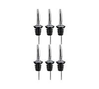 Lot de 6 bouchons verseurs en acier inoxydable 304 pour bouteille d'huile d'olive ou de vin