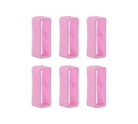 Lot de 6 boucles de bracelet de montre de rechange en caoutchouc pour Huawei Band 4/4 Pro, 16 mm en silicone