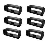 Lot de 6 boucles de rechange en caoutchouc pour bracelet de montre Garmin Vivosmart 4, 16 mm en silicone
