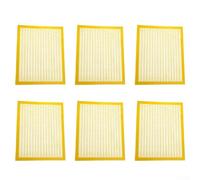Lot de 6 boudins en plastique conçus pour les colonies d'abeilles avec plusieurs tailles pour s'adapter à différents cadres de ruche dans des tons blancs ou jaunes (46 x 46 cm, jaune)