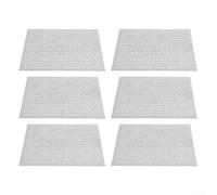 Lot de 6 boudins en plastique pour ruche d'abeilles, réglables et découpables pour grille d'apiculture, séparateur de reine pour la gestion des colonies d'abeilles, accessoire de niche, blanc et jaune
