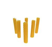Lot de 6 bougies en cire d'abeille 10x 2 cm - Bougie Chrétienne - Culte Chrétien en
