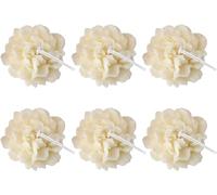 Lot de 6 Bougies en Forme de Fleur - Soja Parfumées d'Œillet, Petites pour Décoration de Fête de Rendez-vous (B)