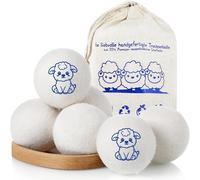 Lot De 6 Boules De Séchage En Laine De Mouton - Boules De Séchage Pour Sèche-Linge - S Gain De Temps De Séchage Boules De Feutre Pour Sèche-Linge - Respectueuses