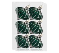 Lot de 6 boules de velours décoratives avec texture douce, finition brillante
