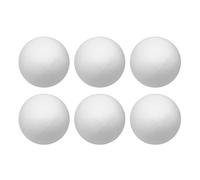 Lot de 6 boules en mousse Crafjie Craft de 6 pouces de diam tre en polystyr ne lisse