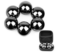 Lot de 6 boules magnétiques rondes de 30 mm - Anti-stress - Pour adultes et enfants - Pour le bureau et la maison - Faites des fans et créatifs - Grand - 6 pièces