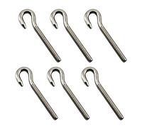 Lot de 6 boulons à œillet M10 en acier inoxydable à tige longue filetée