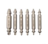 Lot de 6 boulons cassés compatibles avec vis endommagées en acier rapide pour extracteur, forets ayant Reverse Elite pour format