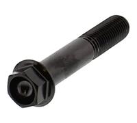 Lot de 6 boulons Kant Schraube Pro M10 x 1,25 57 mm Edelstahl A4 Noir
