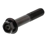Lot de 6 boulons Kant Schraube Pro M8 x 1,25 45 mm Edelstahl A4 Noir