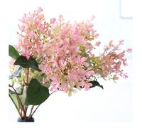 Lot de 6 Bouquets de Fleurs artificielles de Jasmin d'hiver, résistantes aux UV, ne se décolorent Pas, Petites Fleurs Sauvages pour Table de Cuisine, Verdure de Mariage, Mur Arche (Rose)