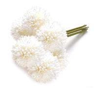 Lot de 6 bouquets de fleurs d'hortensia en soie pour embellir les entrées, les couloirs, les chambres et les espaces communs avec un attrait botanique