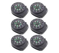 Lot de 6 boussoles de grande précision amovibles pour aventuriers et voyageurs Durabilité
