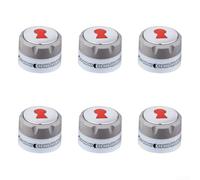 Lot de 6 boutons de barbecue robustes pour Weber 400 600 | Convient à partir de 2012, lot de 2 pour 400, lot de 3 pour 600, ajustement précis, contrôle facile de la température