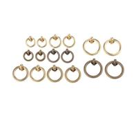 Lot de 6 boutons de commode vintage pour boîte à bijoux (30 mm F)