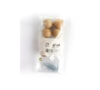 Lot de 6 boutons de meuble Boule hêtre bois H.32 x l.29 x P.29 mm
