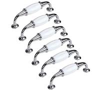 Lot de 6, Boutons de Porte en Céramique Poignée de Meuble Tiroir, Porcelaine Poignée de Meuble de Cuisine de Porte d'Armoire