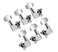 Lot de 6 boutons de rechange en métal pour cordes de guitare - Tuning - Accordeur acoustique durable - Chaîne en métal PEGS