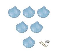 Lot de 6 boutons de tiroir en céramique pour chambre d'enfant