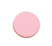 Lot de 6 boutons ronds plats en résine de 15 à 25mm, Rose, 15mm