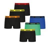 Lot De 6 Boxers Garçon Ecopack Trio Choc Noir - Vert - Bleu 16A