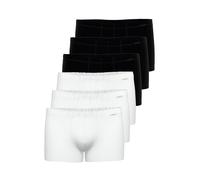 Lot de 6 Boxers Homme Micro Modal Ammann 10112 M-2XL Blanc et Noir