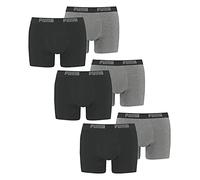Lot de 6 boxers PUMA pour homme - Sous-vêtements sportifs rétro, M