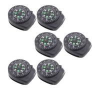 Lot de 6 bracelets de boussole de haute précision amovibles pour aventuriers et voyageurs Durabilité