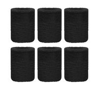 Lot De 6 Bracelets De Sport Absorbants Pour Homme Et Femme, Pour Course A Pied, Tennis, Blanc