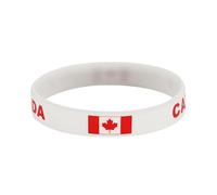 Lot de 6 bracelets en silicone avec drapeau de la Coupe du monde des Nations - Bracelets en caoutchouc de qualité supérieure pour les matchs internationaux de football, les fans de sport, les