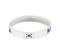 Lot de 6 bracelets en silicone avec drapeau de la Coupe du monde des Nations - Bracelets en caoutchouc de qualité supérieure pour les matchs internationaux de football, les fans de sport, les