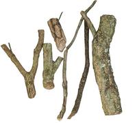 Lot de 6 branches en liège de 10 à 40 cm de long - Différents diamètres, terrariums, cages à oiseaux. Chaque branche est unique